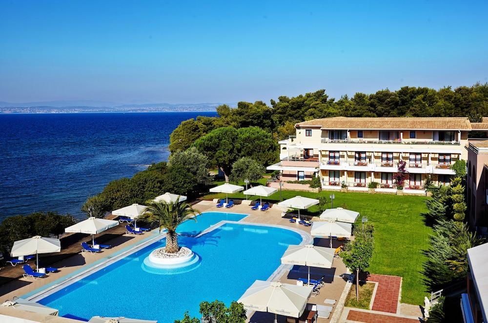 Negroponte Resort Eretria Bagian luar foto