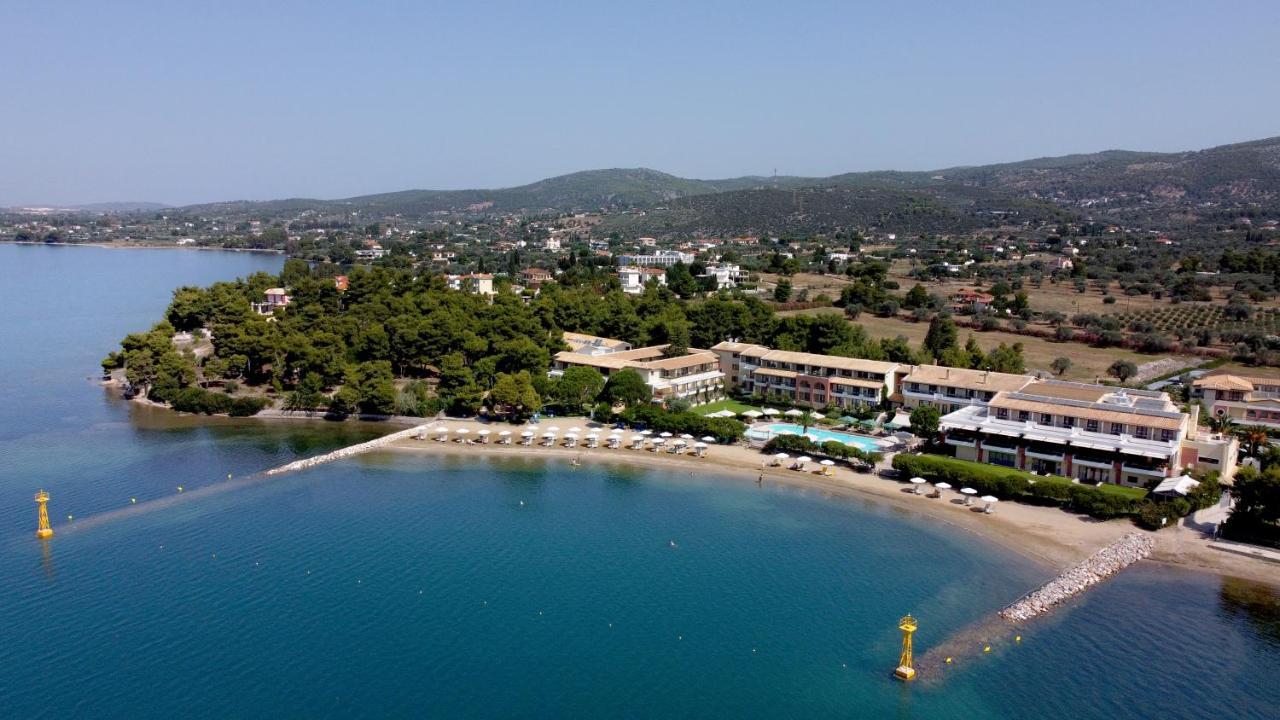 Negroponte Resort Eretria Bagian luar foto