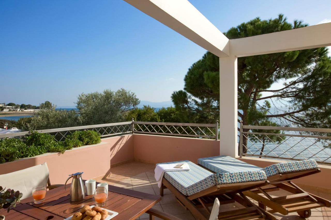 Negroponte Resort Eretria Bagian luar foto