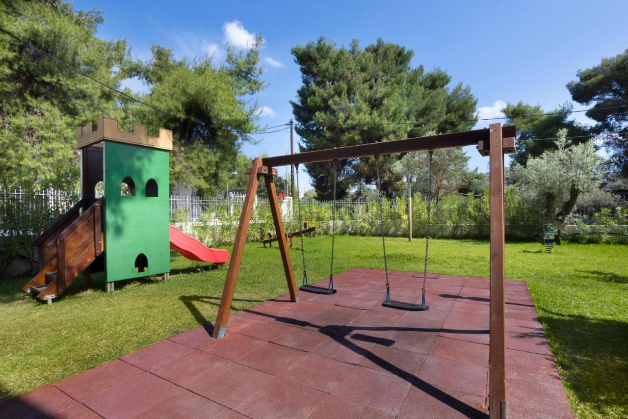 Negroponte Resort Eretria Bagian luar foto